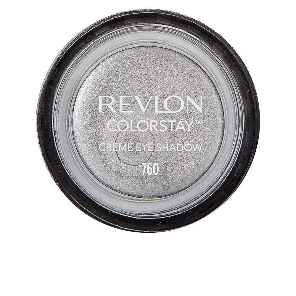 Sombra de ojos crema Revlon ColorStay plateado Earl Grey, ideal para looks duraderos.