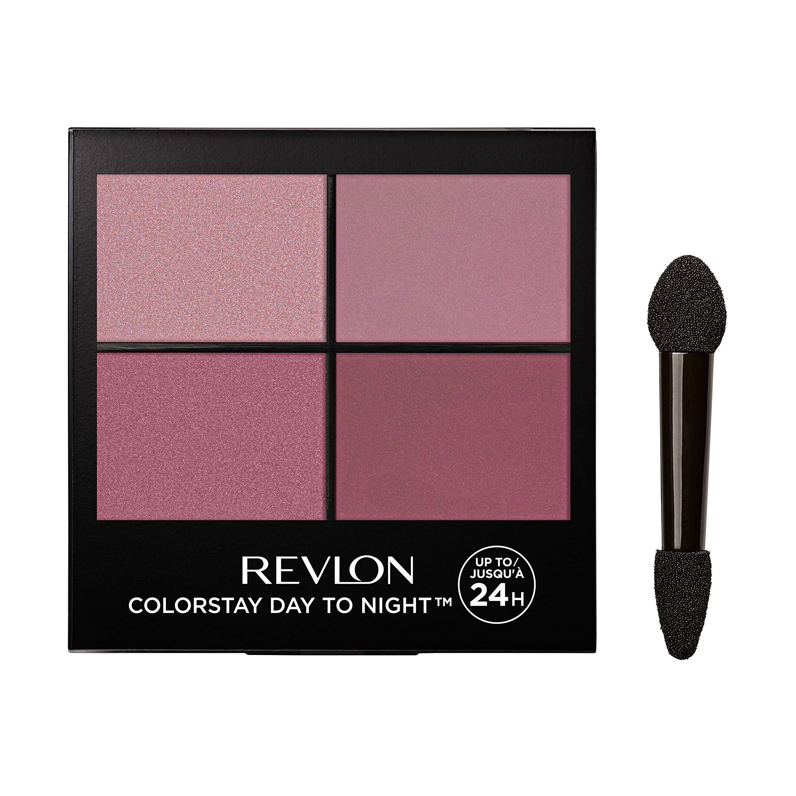 REVLON ColorStay Day to Night quad delivers long-wearing, true color payoff.