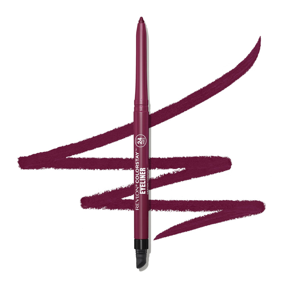 Lápiz ColorStay con sacapuntas integrado para trazo perfecto.