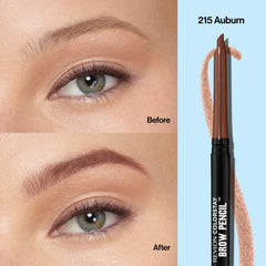 Revlon ColorStay Eyebrow Pencil waterproof formula keeps brows in place all day.