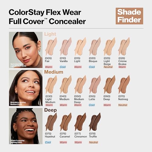 Revlon ColorStay Flex Wear application with plush doe-foot.