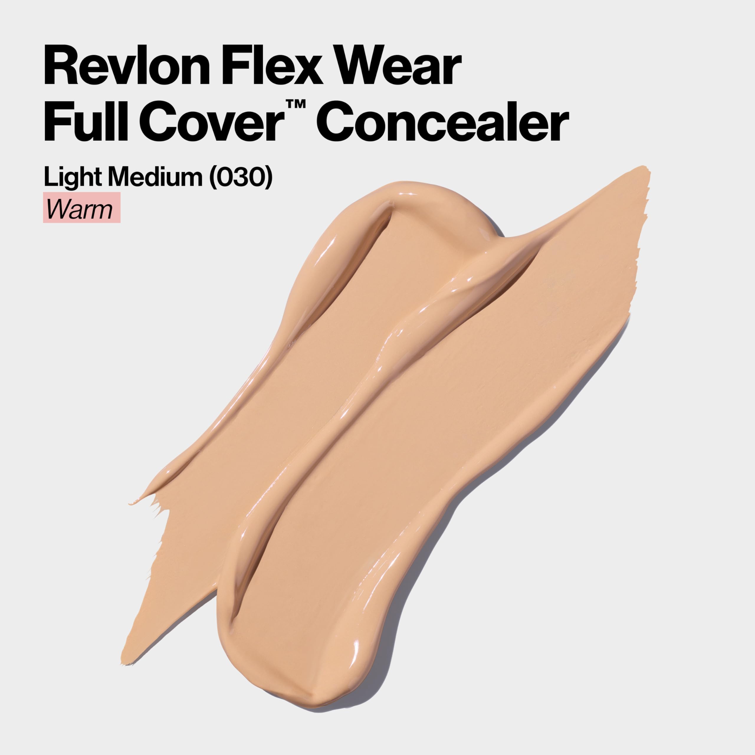 Revlon ColorStay Flex Wear applicator demonstrates precise blending.