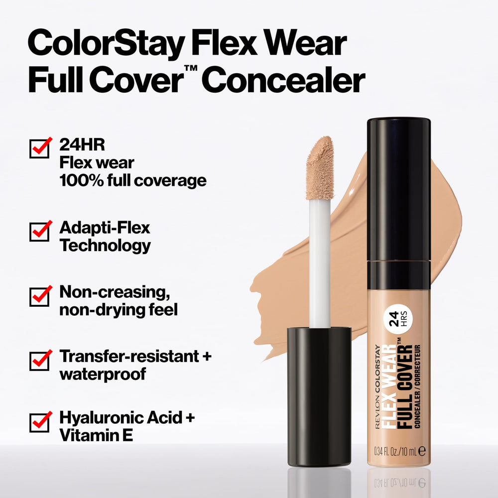 Revlon ColorStay Flex Wear swatch in 030 Light Medium.