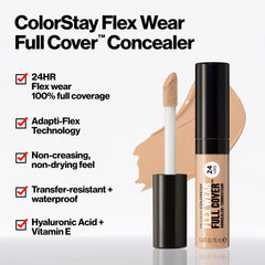 Revlon ColorStay Flex Wear swatch in 030 Light Medium.