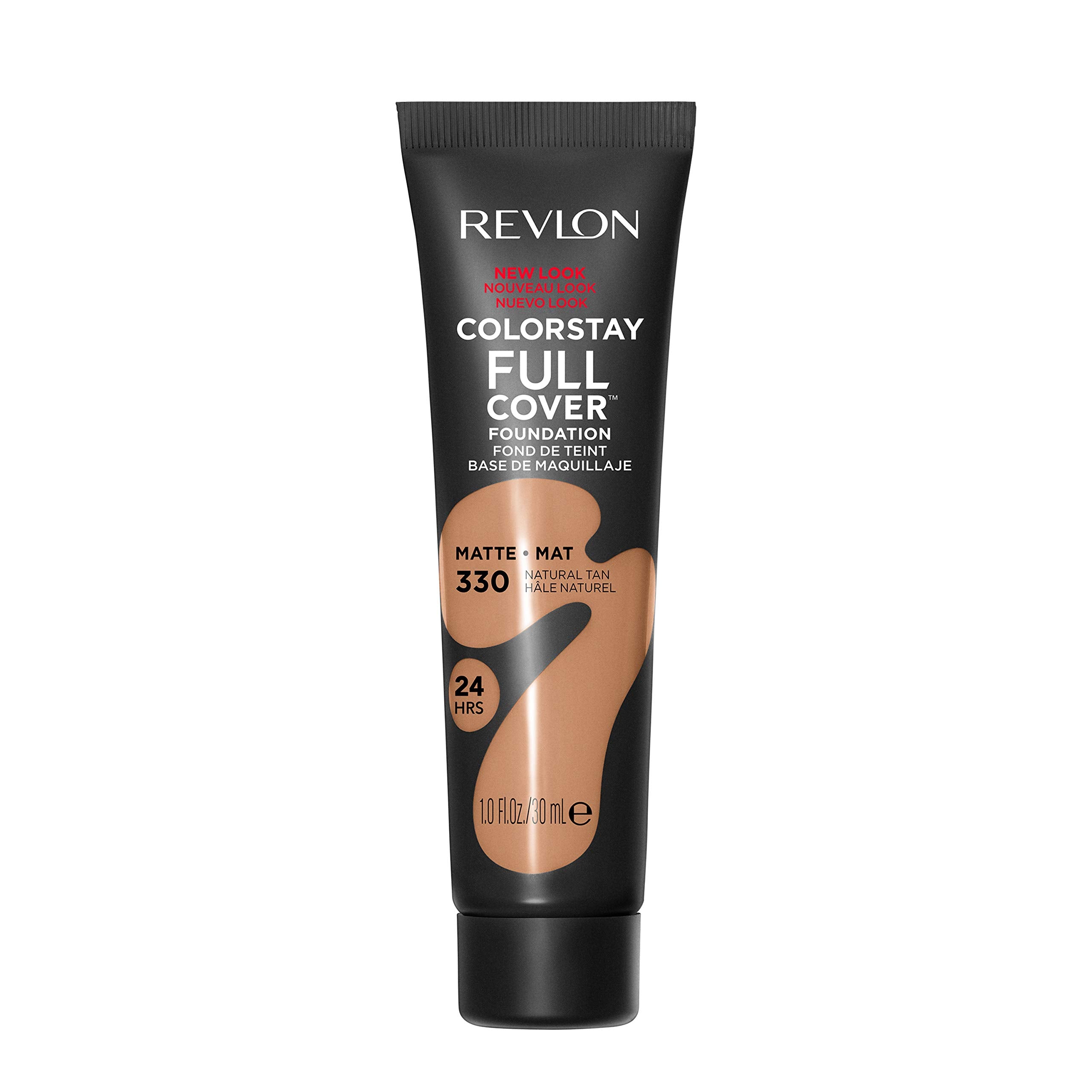 Revlon ColorStay Full Cover tube packaging enables quick touch-ups