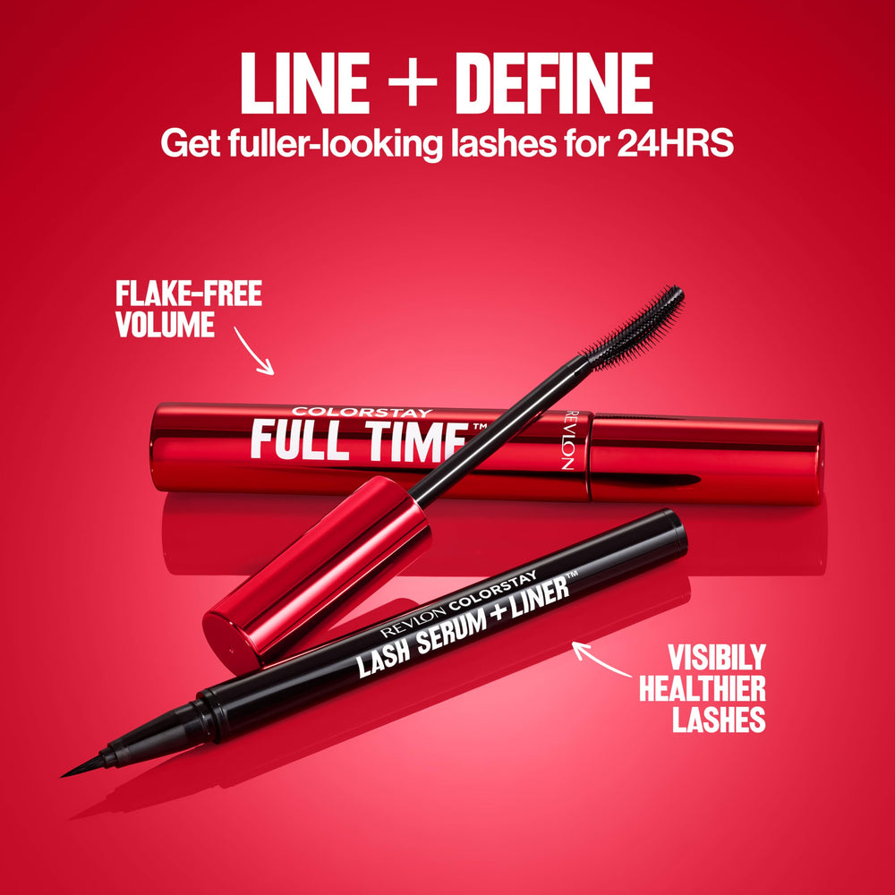 Revlon ColorStay Full Time Mascara blackest-black shade delivers bold lashes