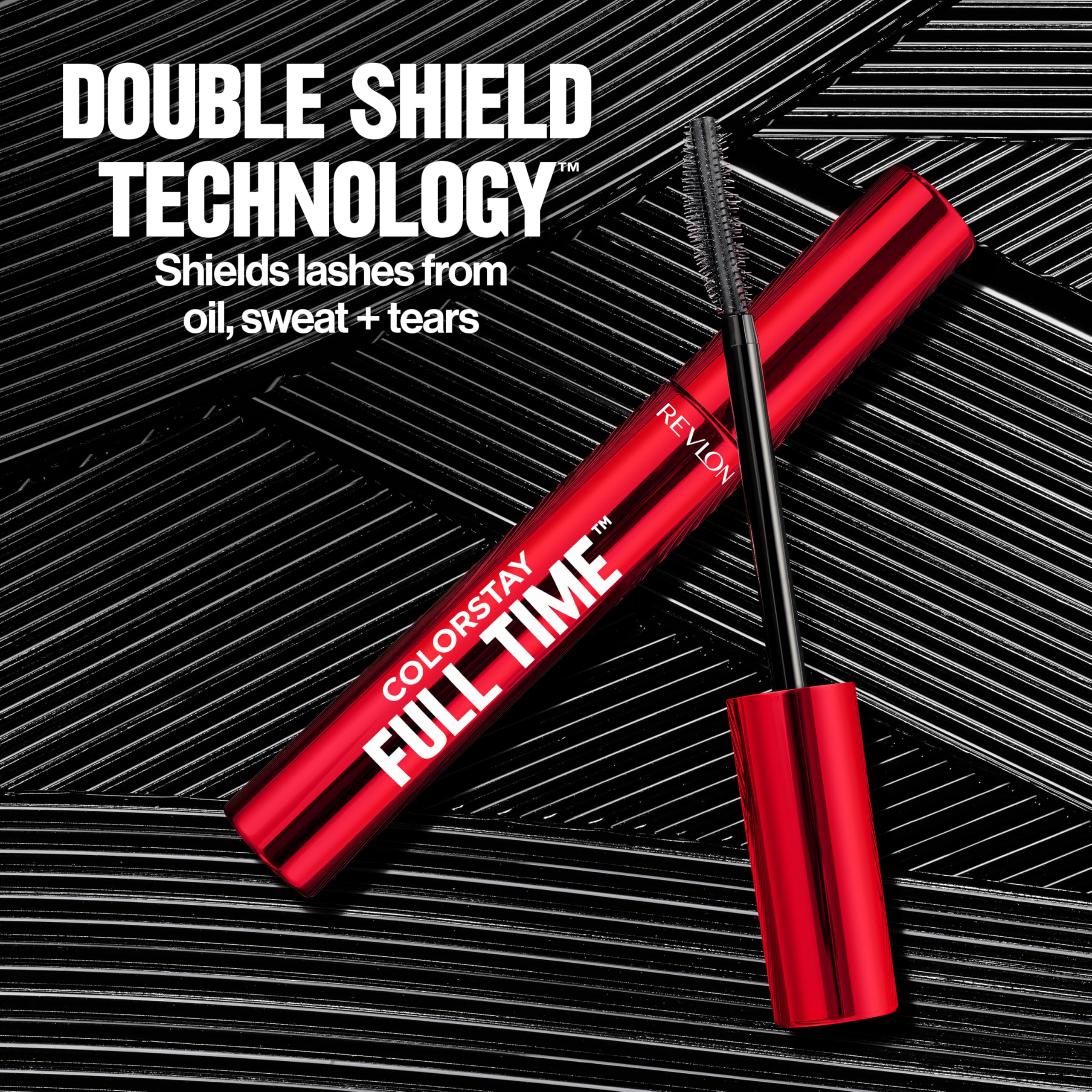 Revlon ColorStay Full Time Mascara sunflower-microfibers deliver lightweight, buildable volume