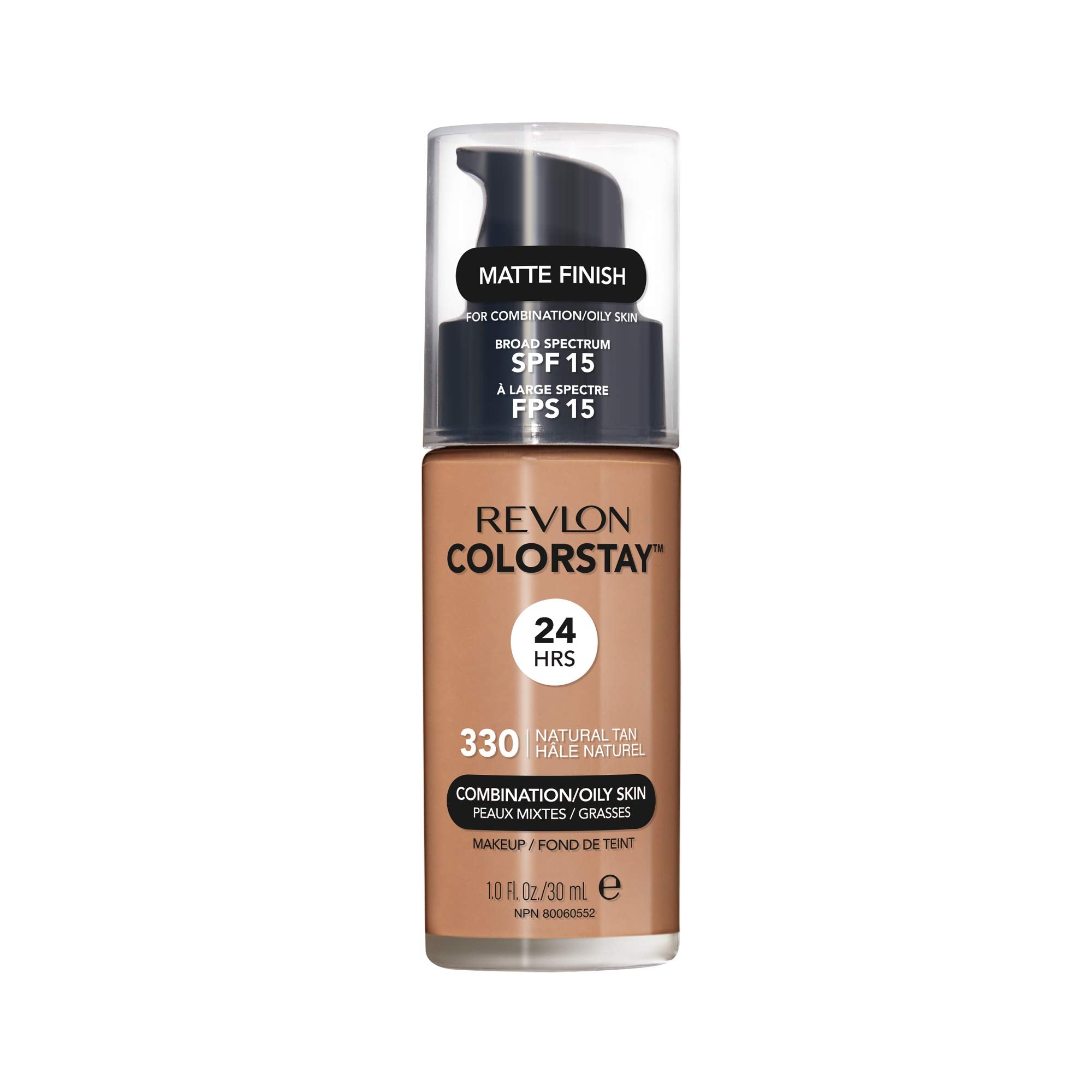 Fundación Revlon ColorStay en botella mate para uso diario.