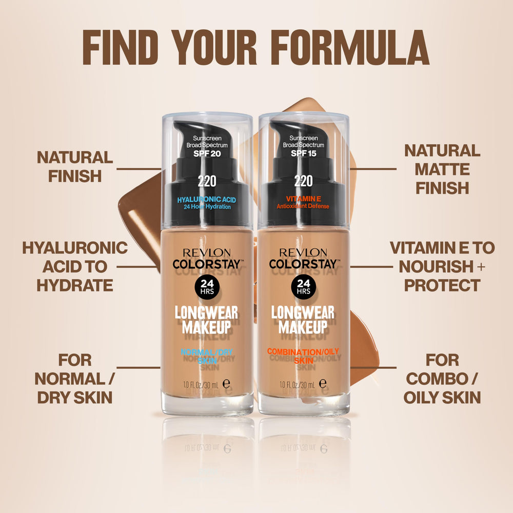 Revlon ColorStay: hidratación con ácido hialurónico para piel suave
