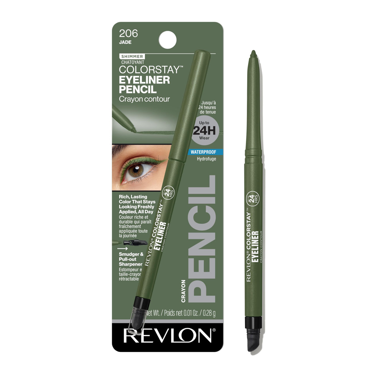 Lápiz de ojos Revlon ColorStay Jade: aplicación suave y duradera para todo el día