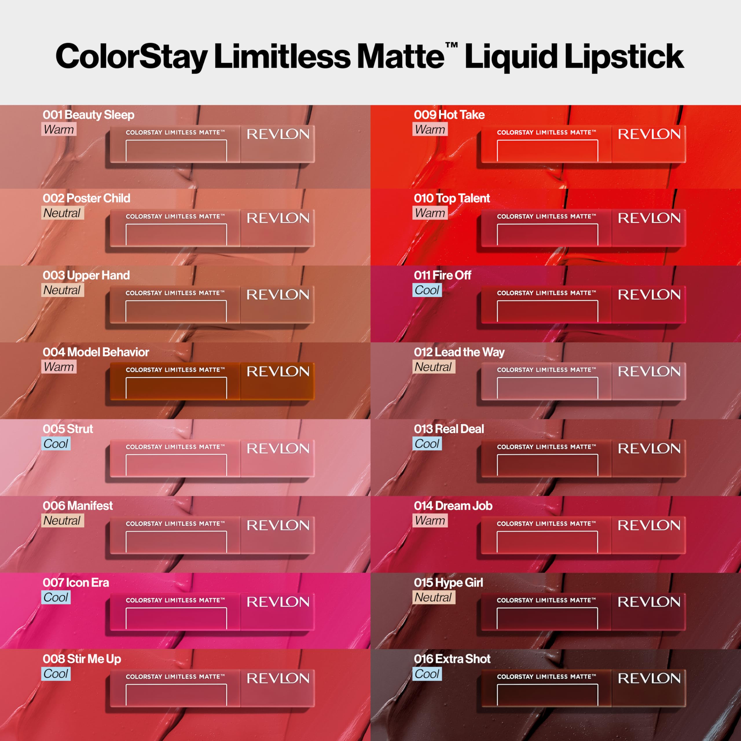 REVLON ColorStay Limitless Matte Lipstick protección de labios con ácido hialurónico.