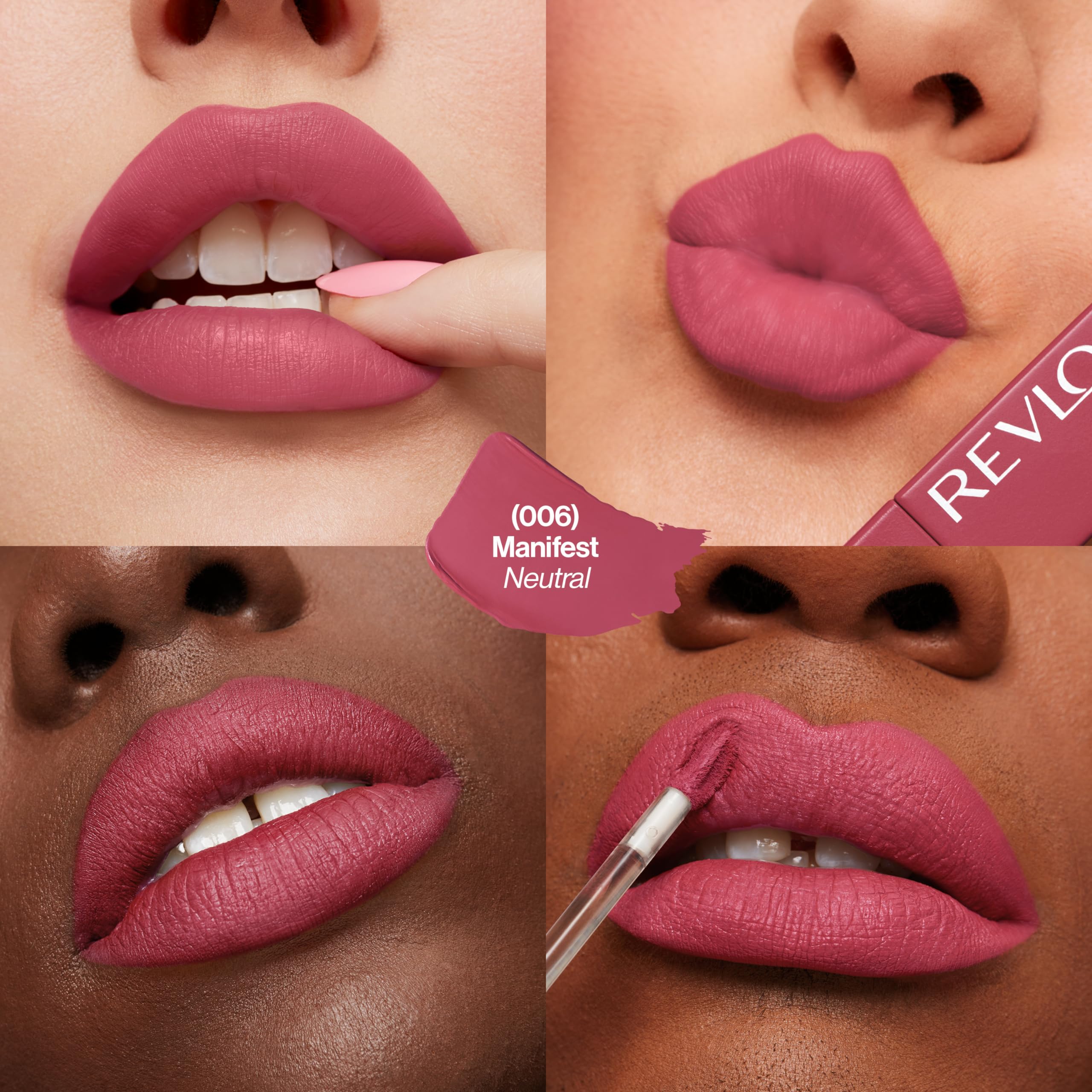 REVLON ColorStay Limitless Matte Lipstick 006 Manifest: duración de 24 horas para color intenso.