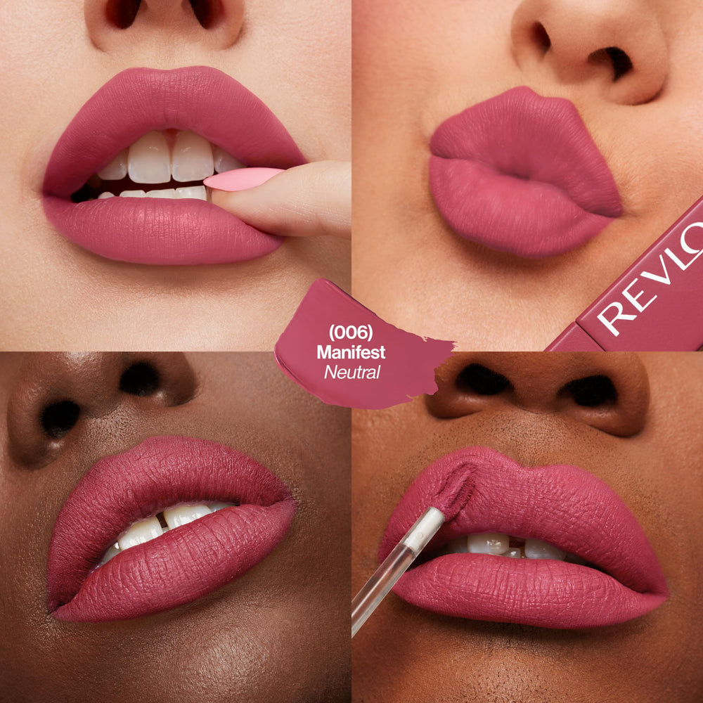 REVLON ColorStay Limitless Matte Lipstick 006 Manifest: duración de 24 horas para color intenso.