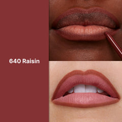 Revlon ColorStay Lip Liner in shade 640 Raisin provides long-lasting definition.