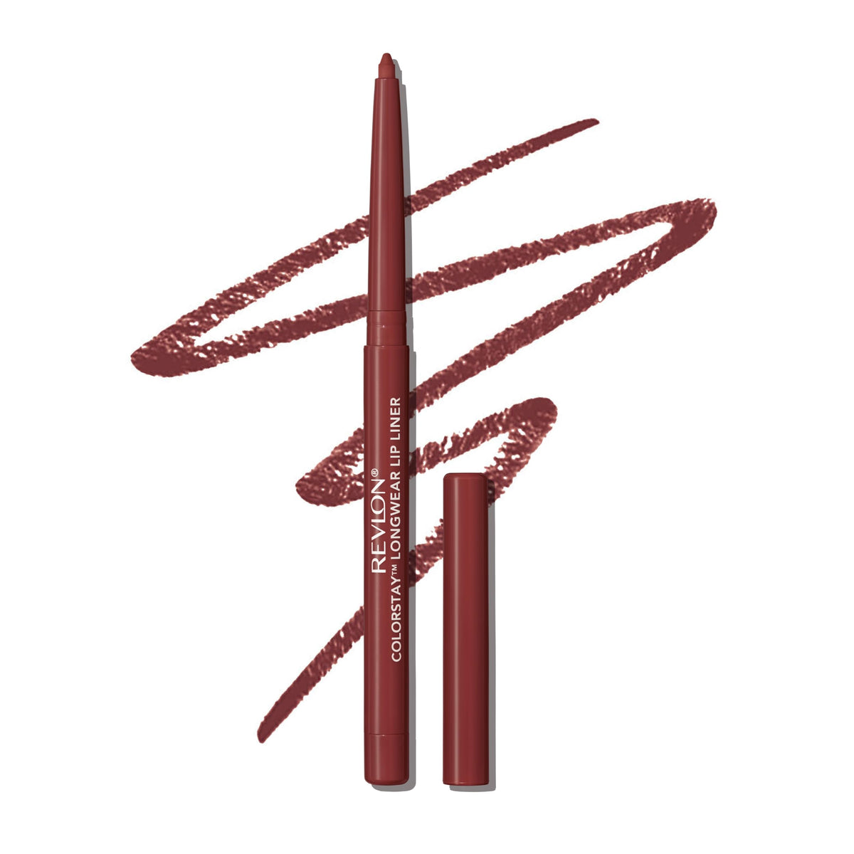 Revlon ColorStay Lip Liner with Built-In Sharpener for precise on-the-go definition.