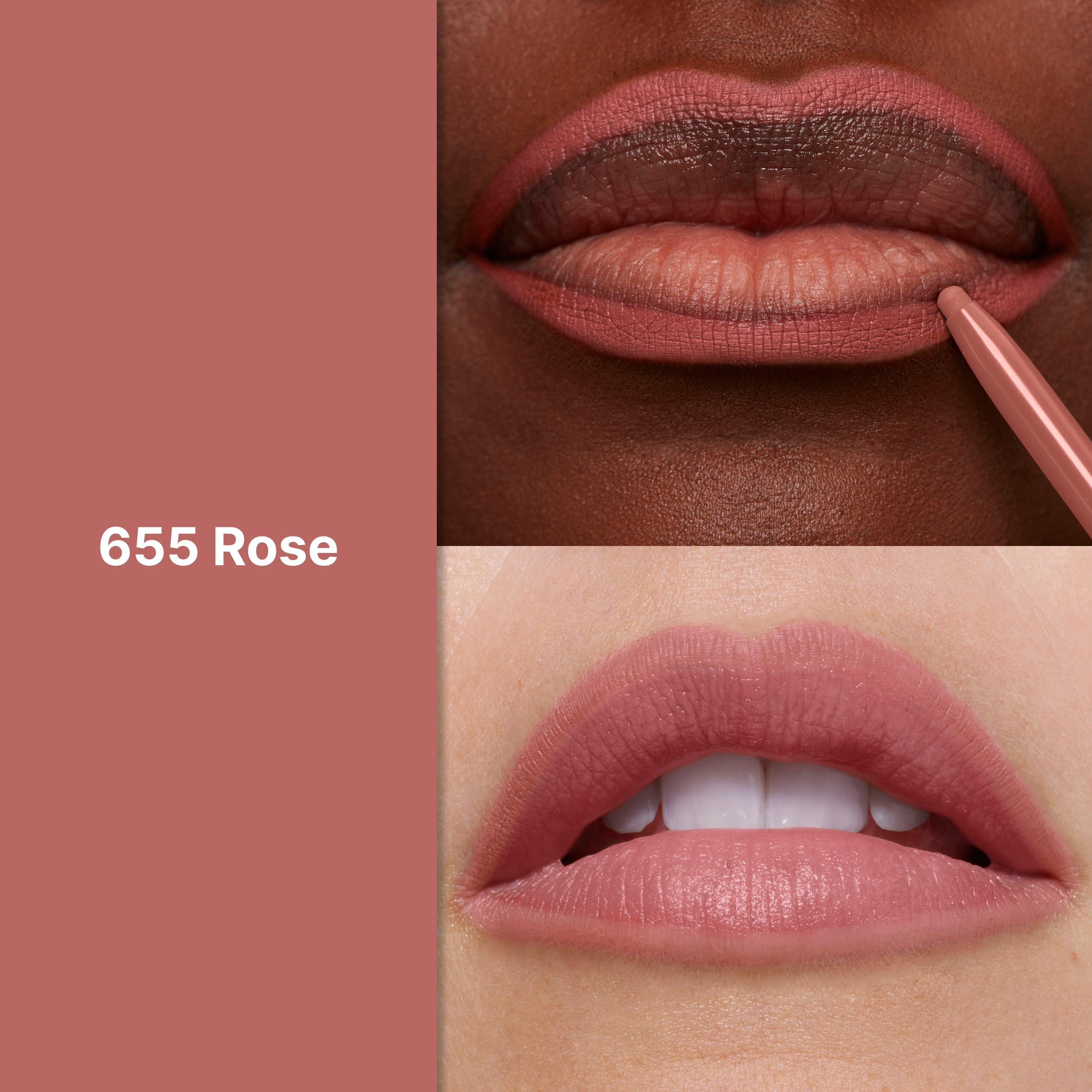 Revlon ColorStay lip liner built-in sharpener detail for on-the-go convenience.
