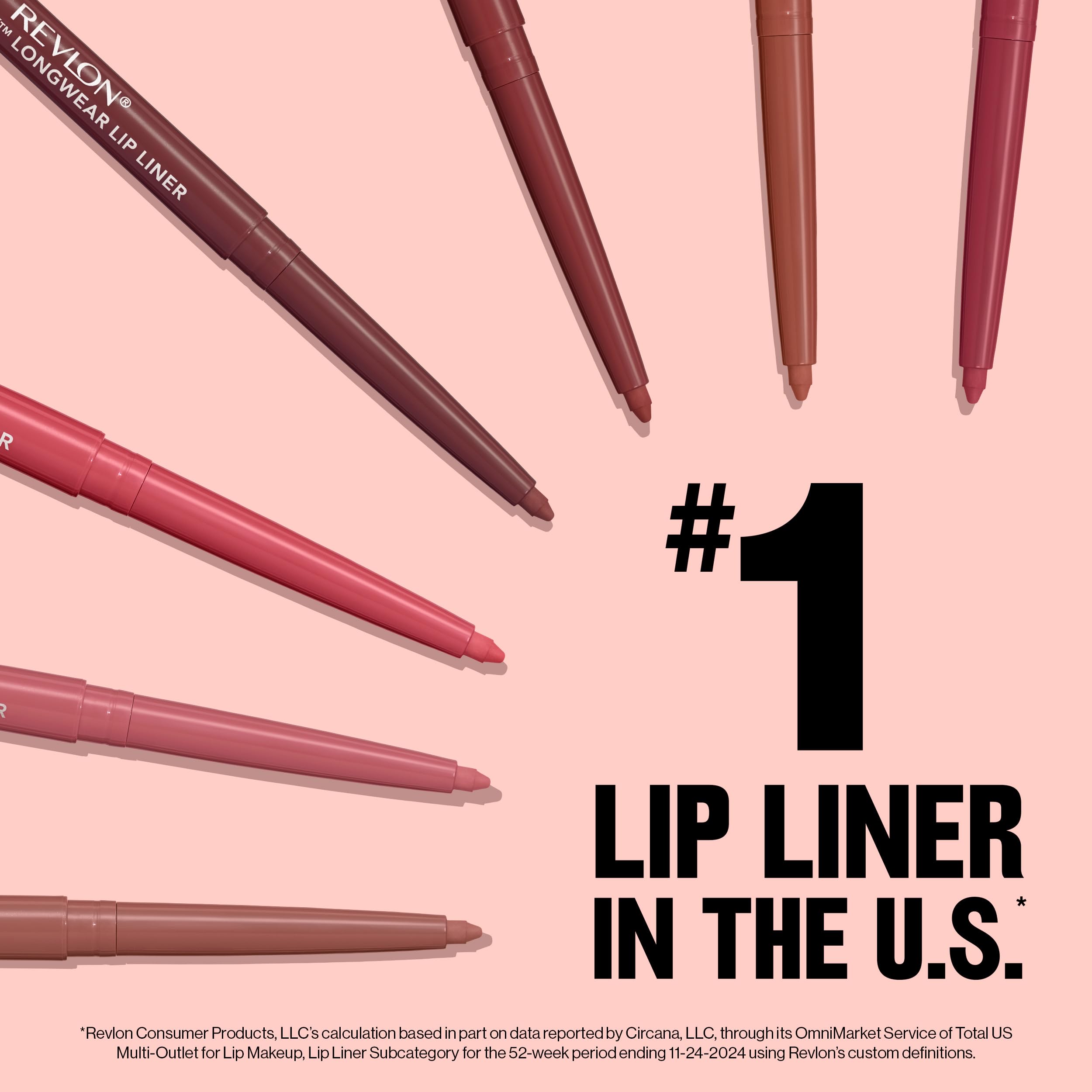 Revlon ColorStay lip liner sharpener detail emphasizing precision tip and durability.
