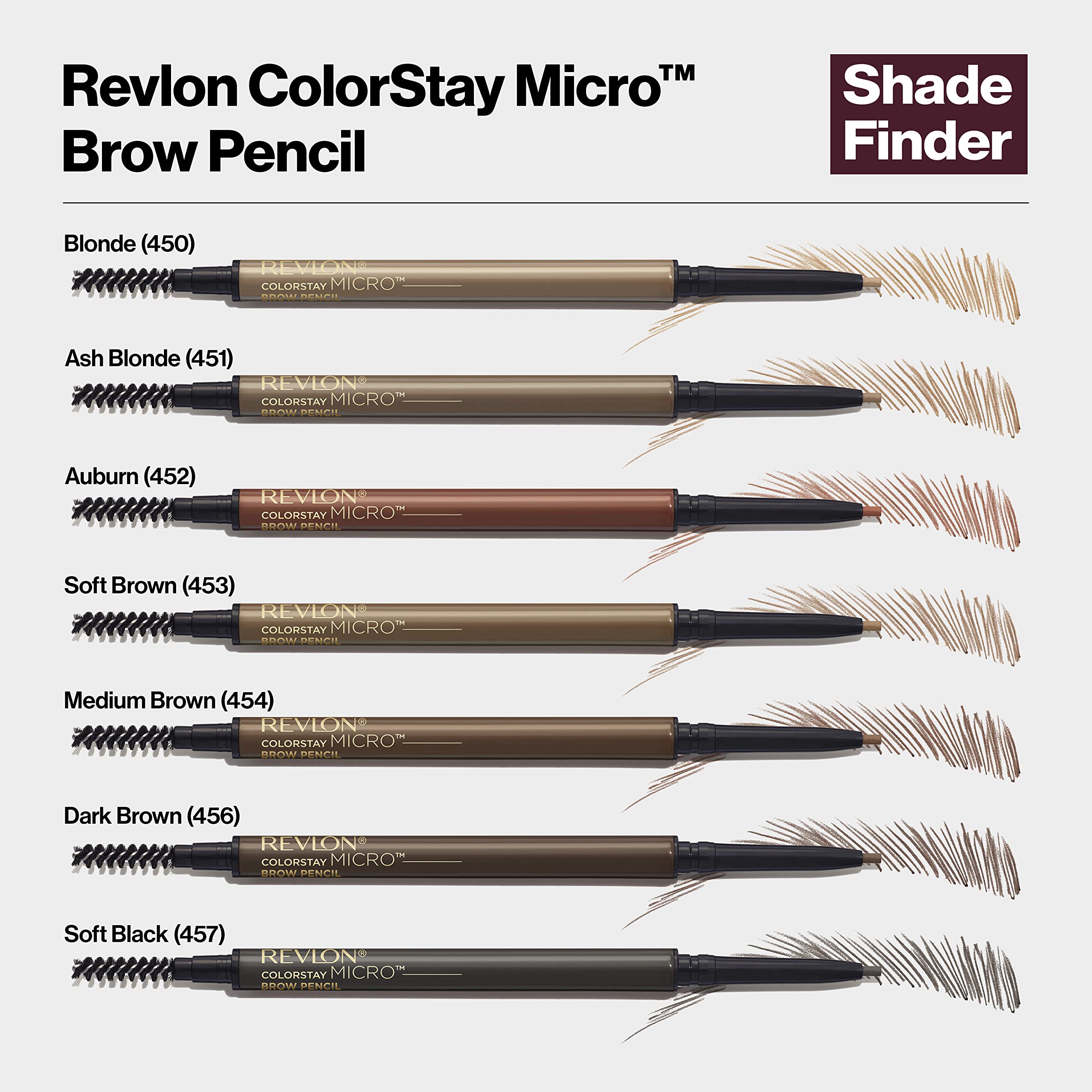 REVLON ColorStay built-in spoolie brush for grooming