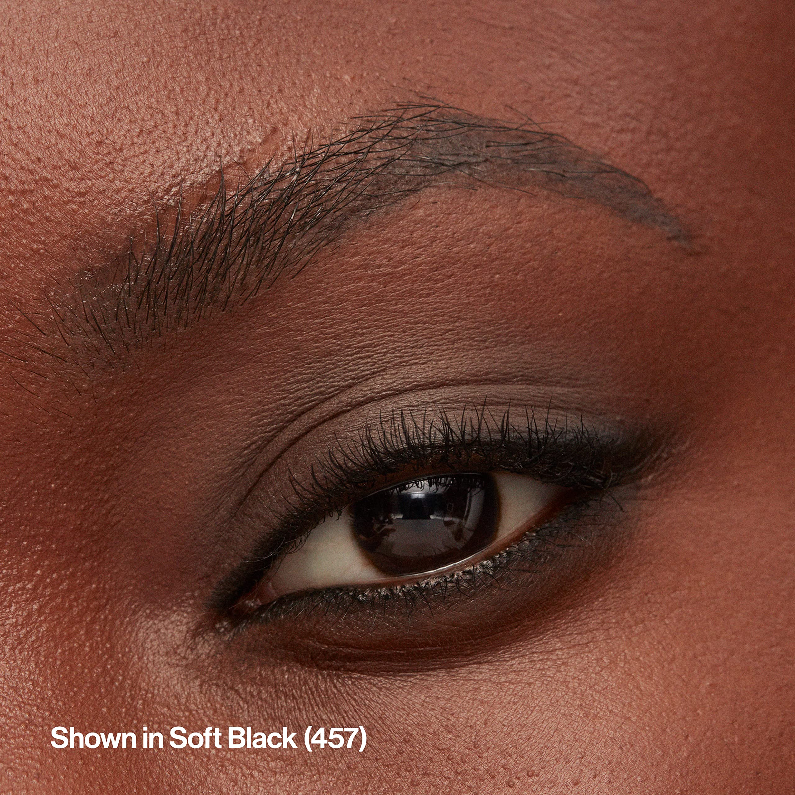 REVLON ColorStay micro brow pencil soft black shade swatch