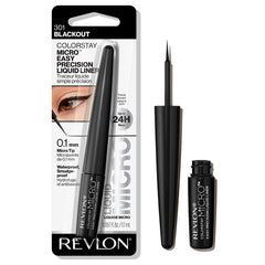 Delineador líquido Revlon ColorStay Micro con punta de fieltro para trazos finos y resistencia al agua.