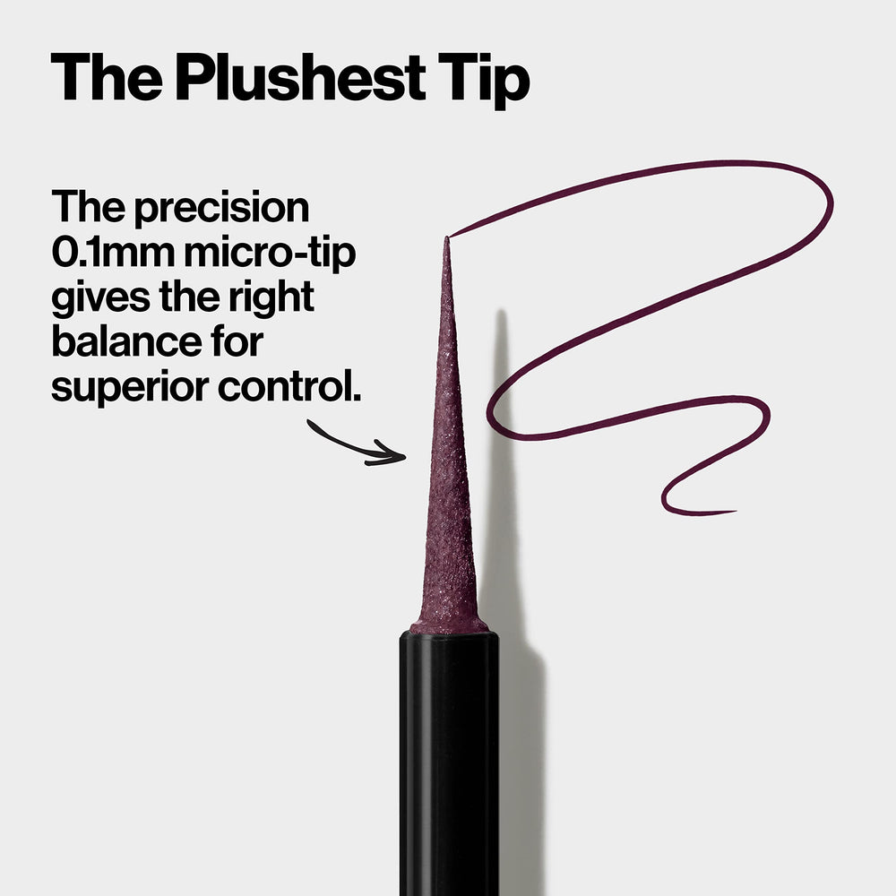 24-hour wear demonstration of Revlon ColorStay Micro liner.