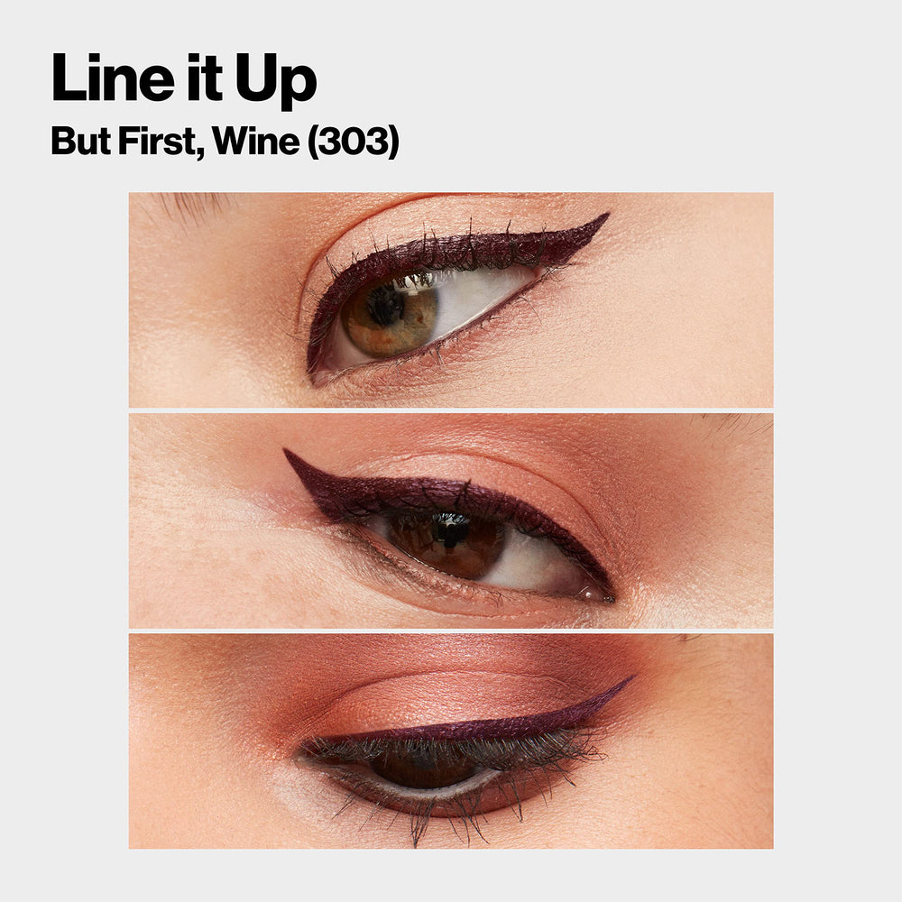 Application swatch with 0.1mm tip for defined eye look.