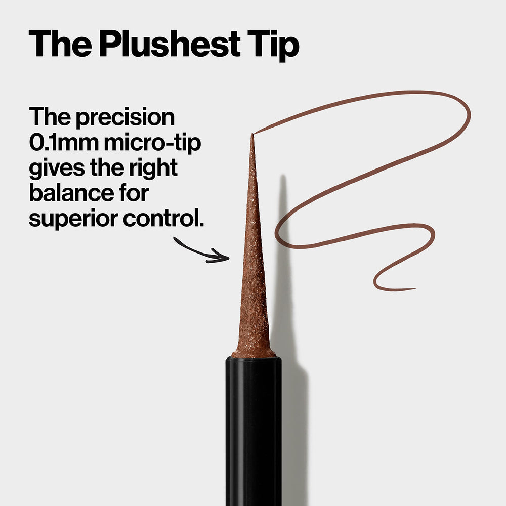 REVLON ColorStay Micro Easy Precision Liquid Eyeliner Blackout shade for deep, dramatic lines.