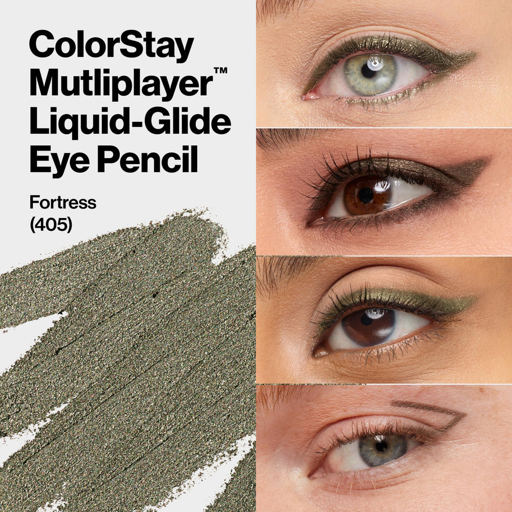 REVLON ColorStay Multiplayer aplicador integrado, mezcla suave sin esfuerzo.