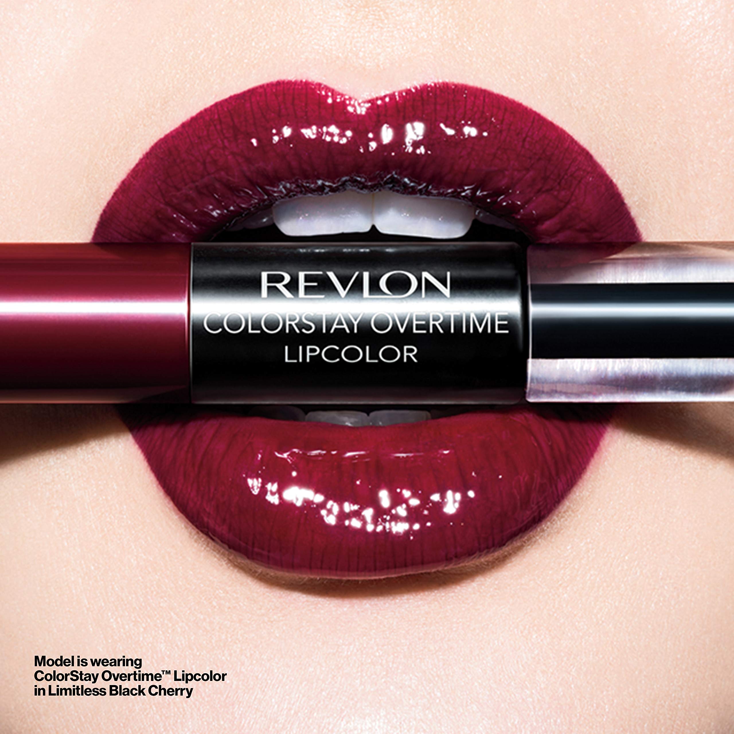 Revlon ColorStay Overtime Lipcolor cobertura semipermanente que no sangra.