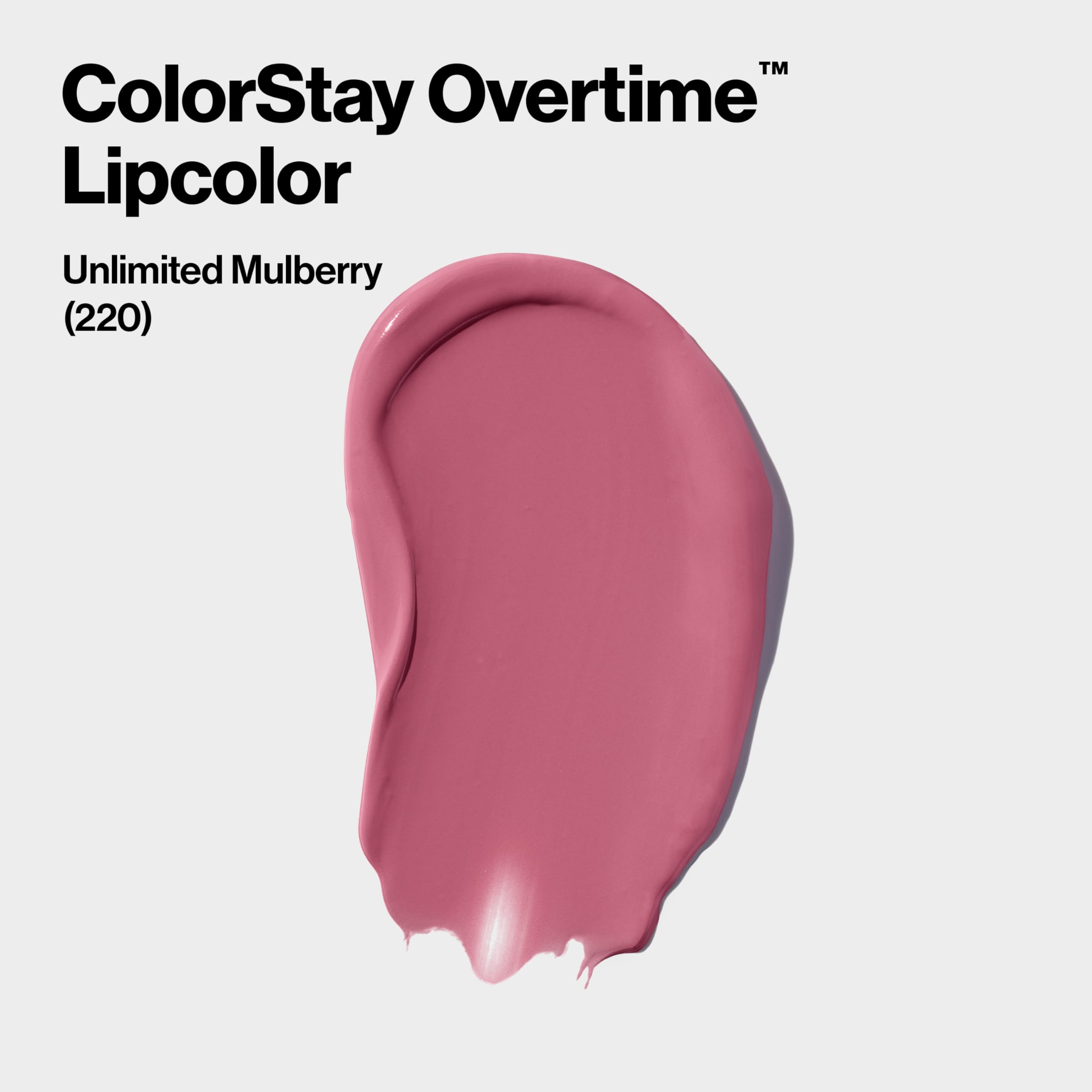 Revlon ColorStay Overtime: capa-superior clara para brillo y humedad.