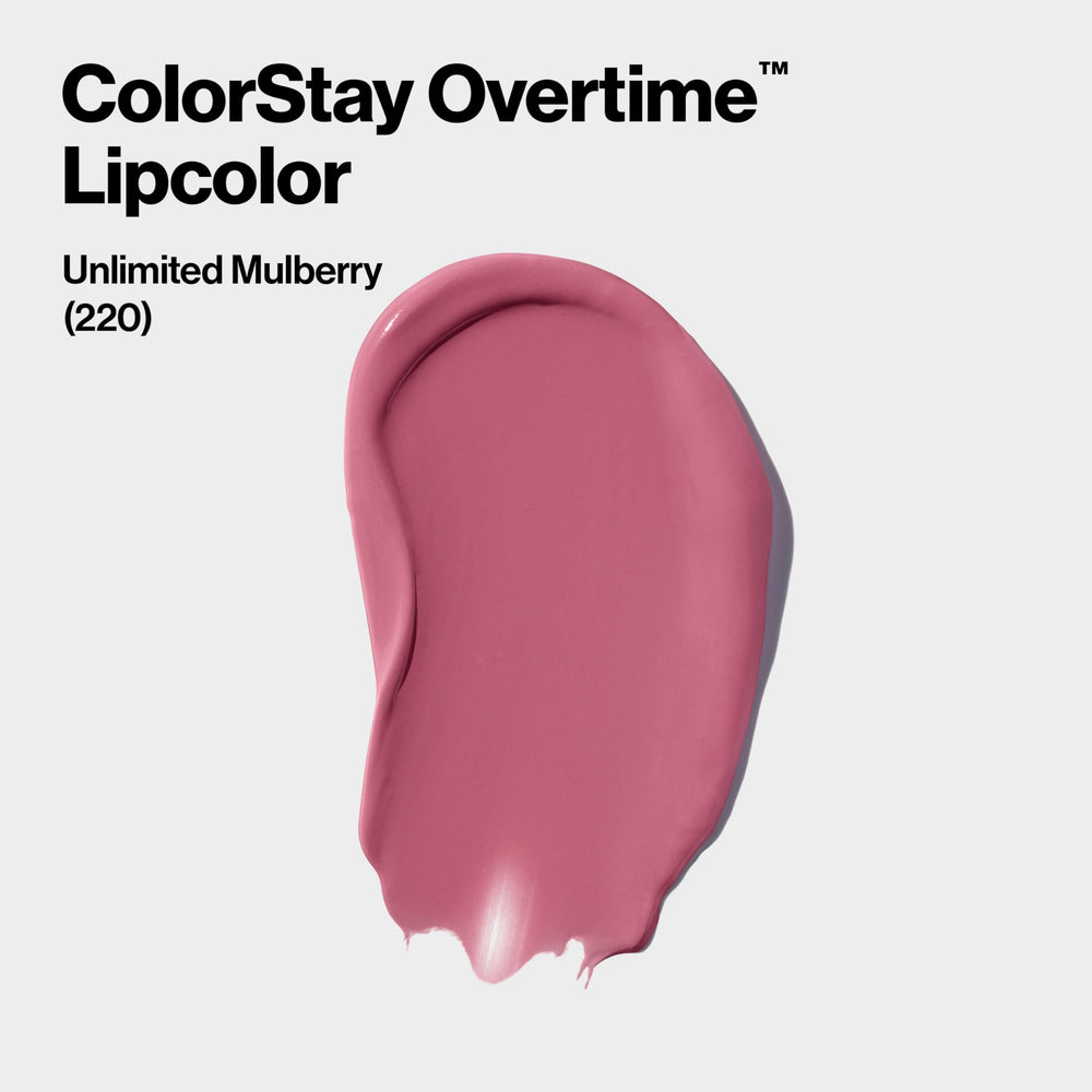 Revlon ColorStay Overtime: capa-superior clara para brillo y humedad.