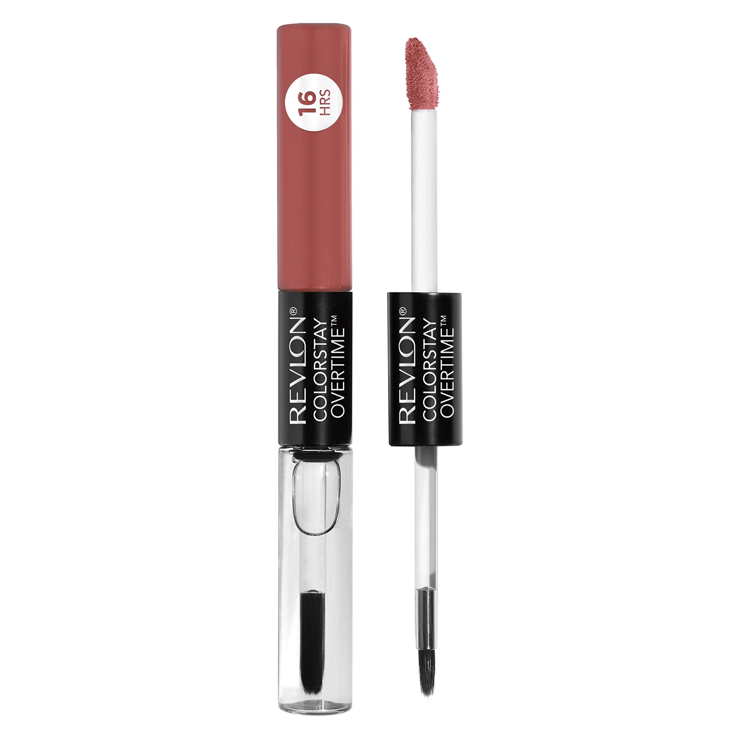 Revlon ColorStay Overtime Lipcolor con aplicación sedosa para color duradero.