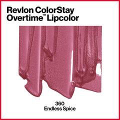 Revlon ColorStay Overtime Lipcolor sin transferencia para comer con confianza.