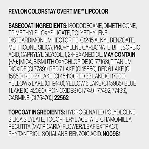 Revlon ColorStay Overtime: ofrece 30 tonos para rojos, neutros, rosados y ciruelas.