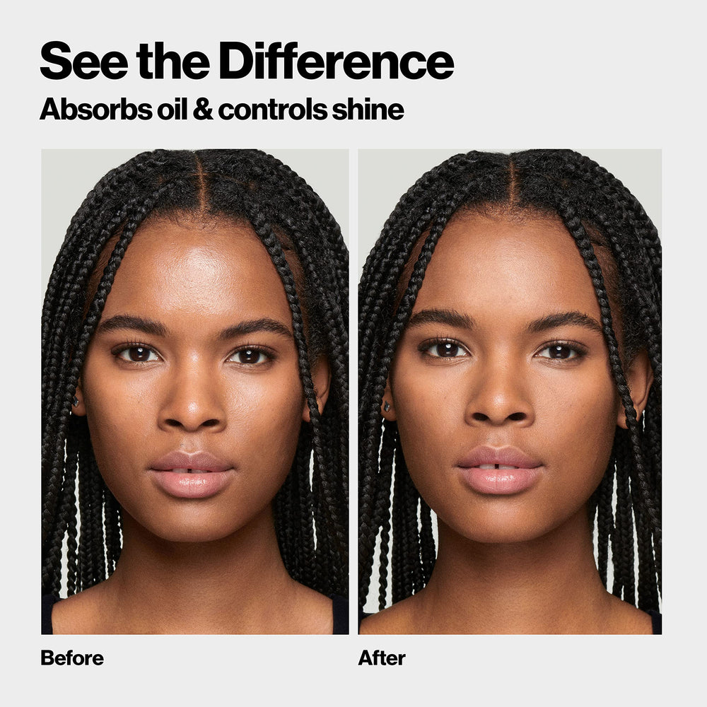 Desenfoque de imperfecciones con Revlon ColorStay, polvo fijador suave