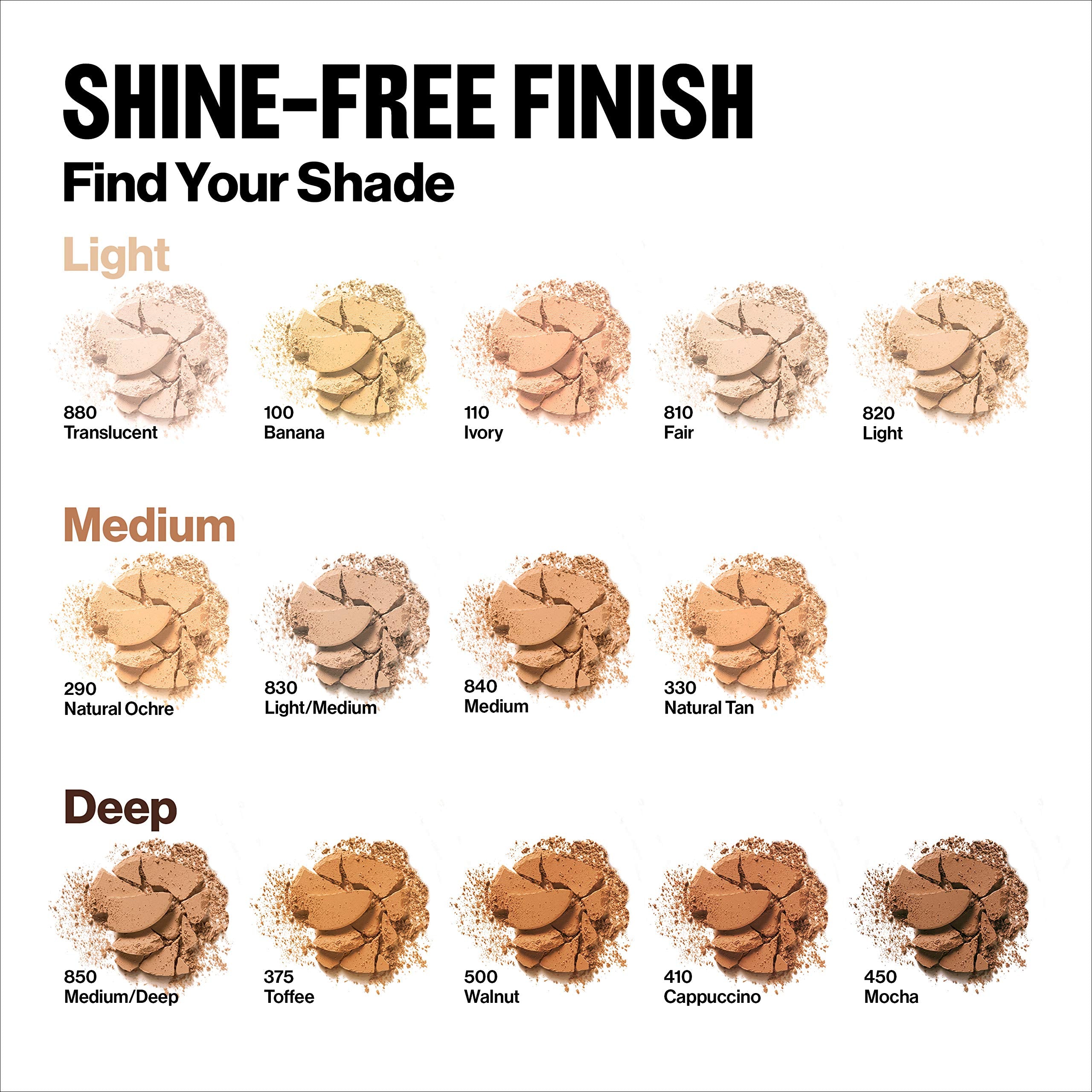 Revlon ColorStay powder provides 16-hour wear with buildable medium to full coverage.
