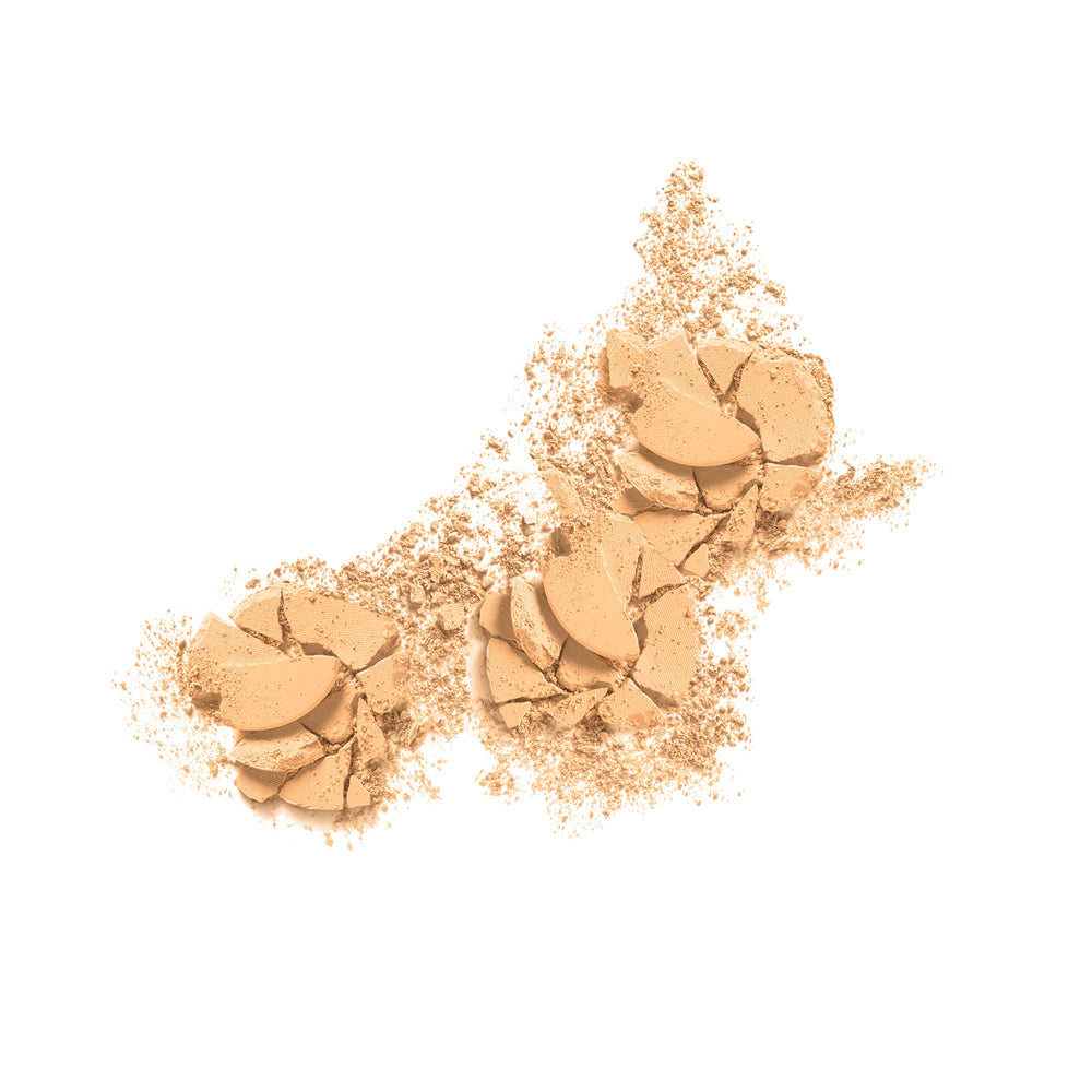 Revlon ColorStay pressed powder puff application for quick touch-ups on the go.