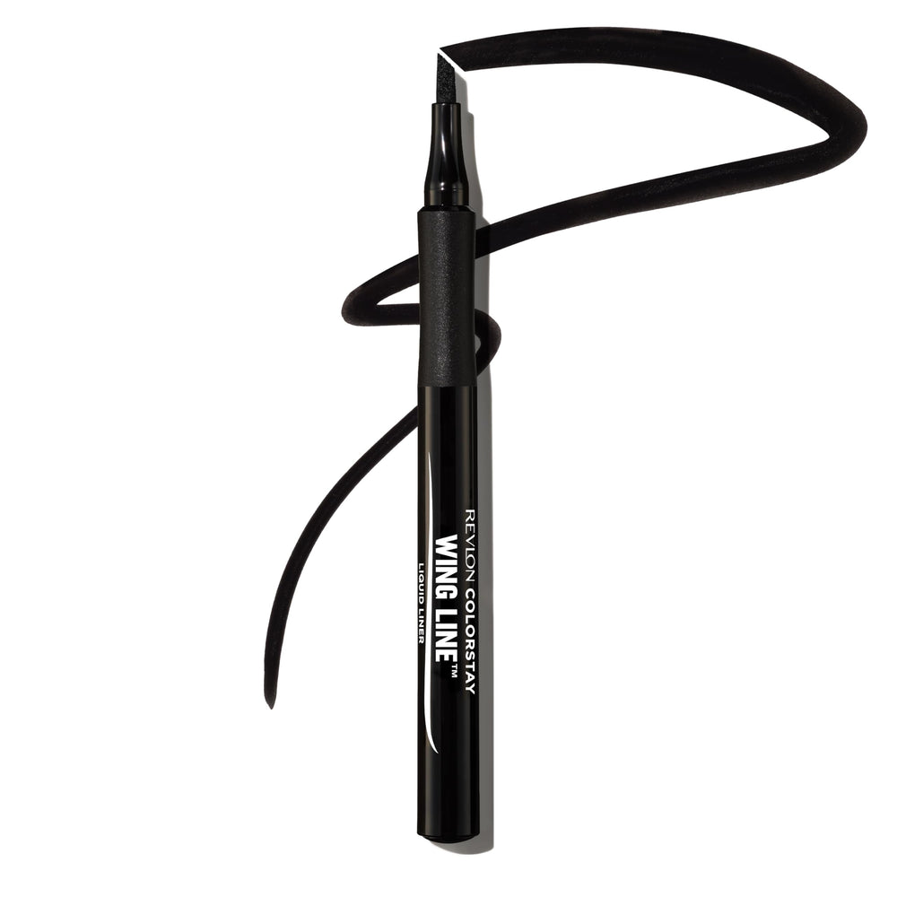 Revlon ColorStay Sharp Line slim-tip liquid eyeliner pen for delicate lines.
