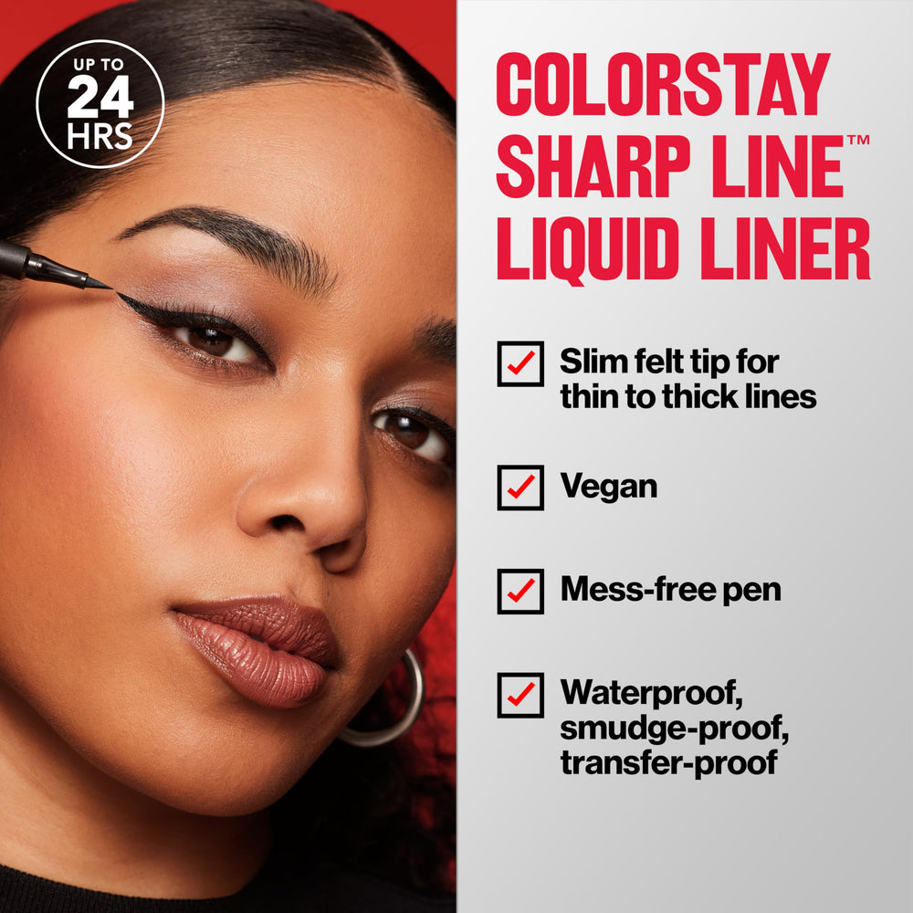 Revlon ColorStay Smudge-Proof finish stays clean and crisp