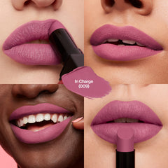 Revlon ColorStay Suede Ink primer integrado para mayor duración.