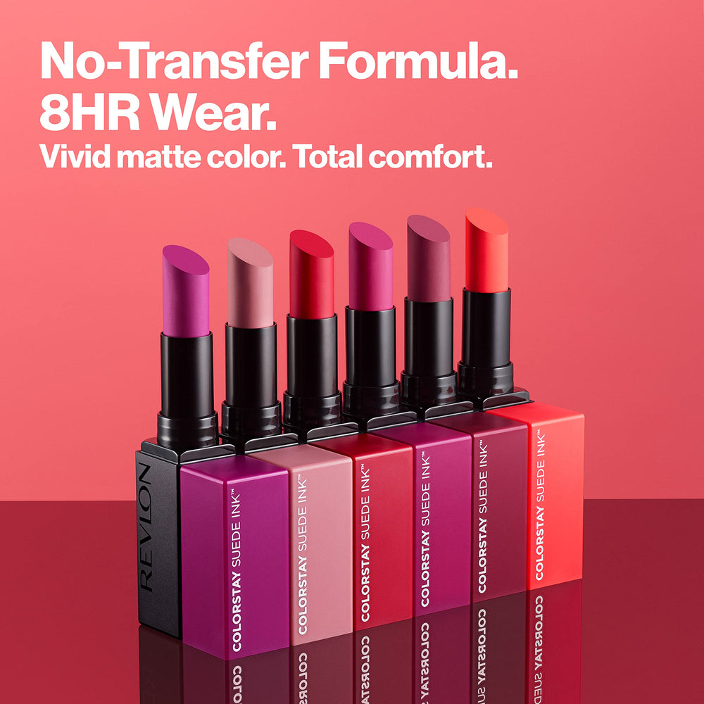 REVLON ColorStay Suede Ink vitamina E para labios acondicionados