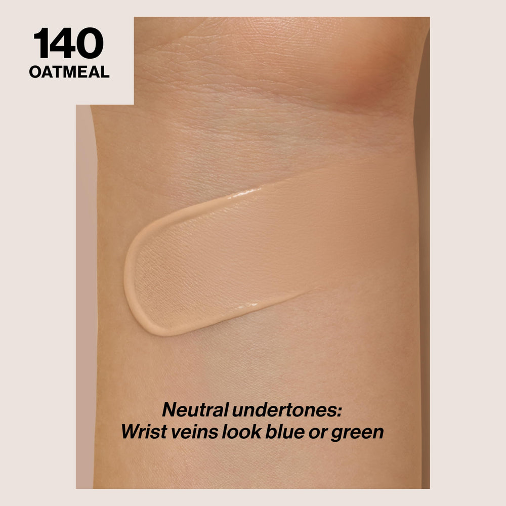 REVLON ColorStay tono 140 Oatmeal para piel clara, acabado natural.