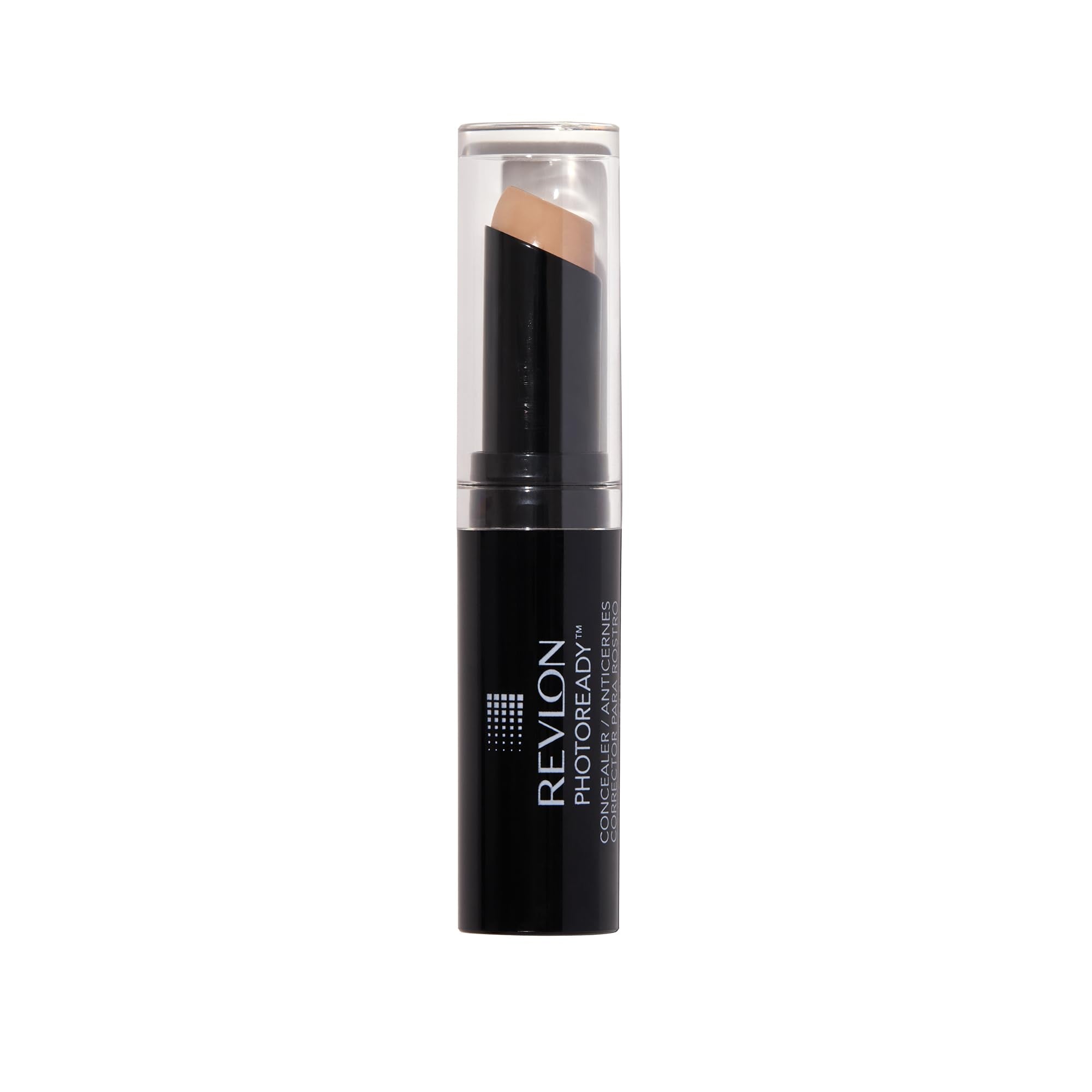 Corrector en barra REVLON con punta angulada para cobertura precisa.