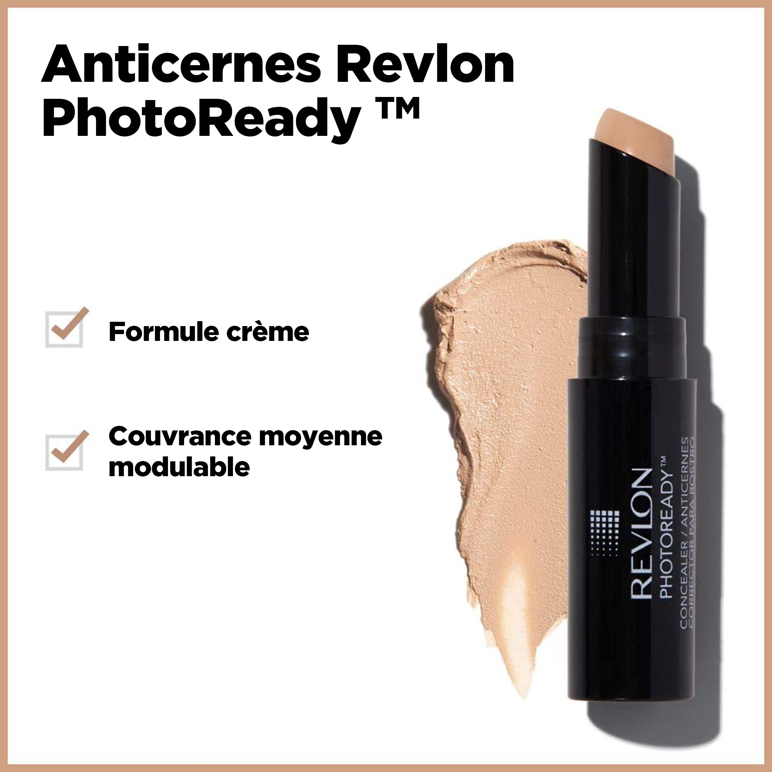 REVLON Corrector en barra peso ligero para retoques diarios.