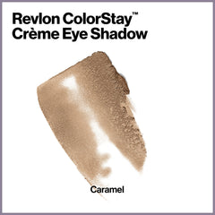Revlon ColorStay crème eye shadow shimmer finish swatch catches light for glow