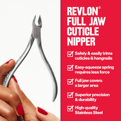 REVLON Cuticle Nipper precision blade detail designed for accuracy.