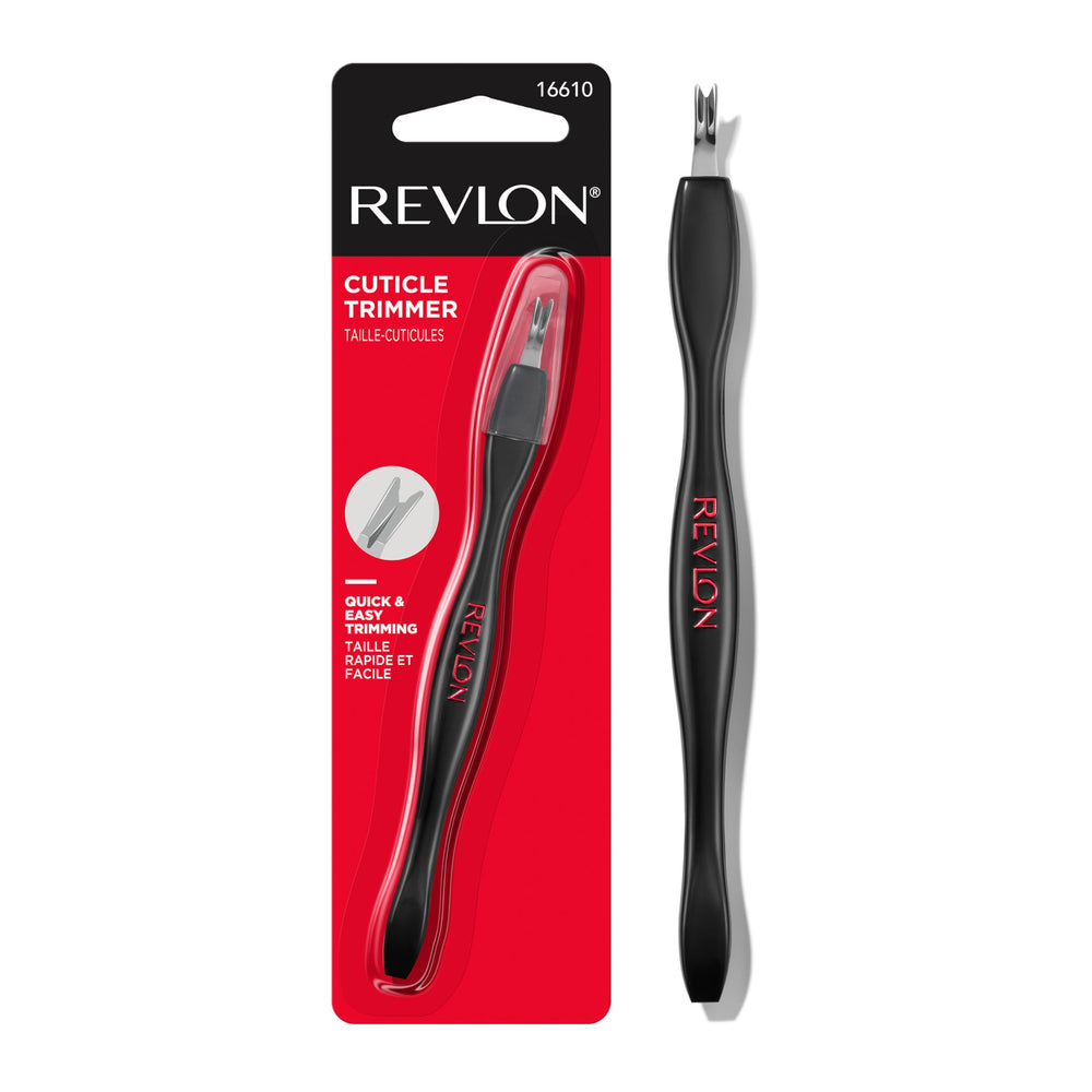 Revlon Cuticle Trimmer with Cap for clean storage and hygiene.