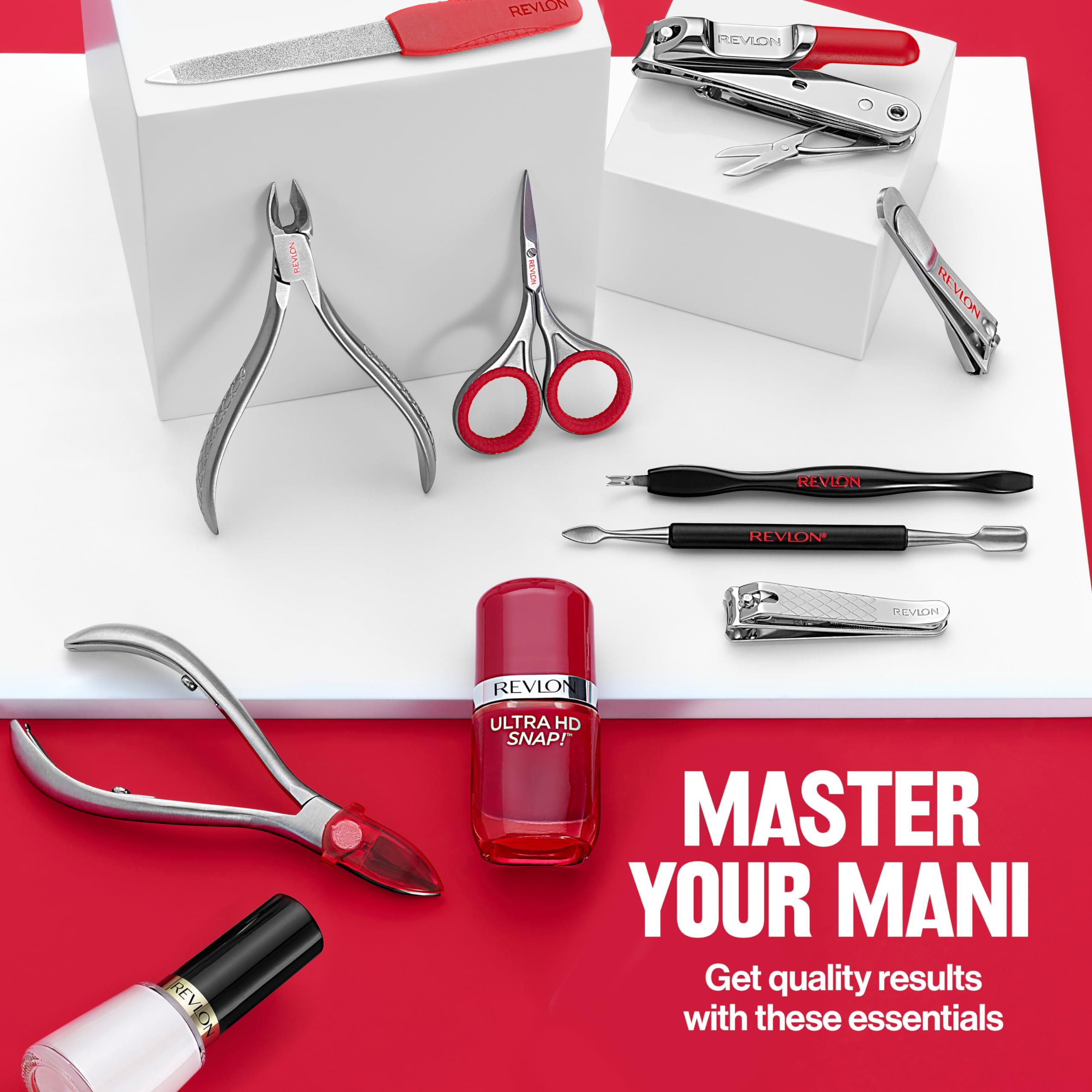 Revlon Cuticle Trimmer cap and body design support easy handling.