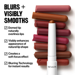REVLON delineador difuminado: borde labial naturalmente difuminado.