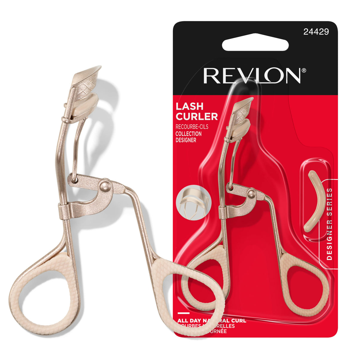 REVLON Designer Series Lash Curler center-lift for an eye-opening look